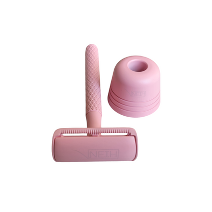 Rasierhobel Pink Lady mit Rasierständer