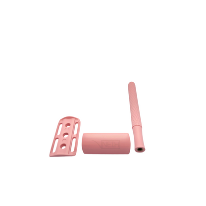 Rasierhobel Pink Lady mit Rasierständer